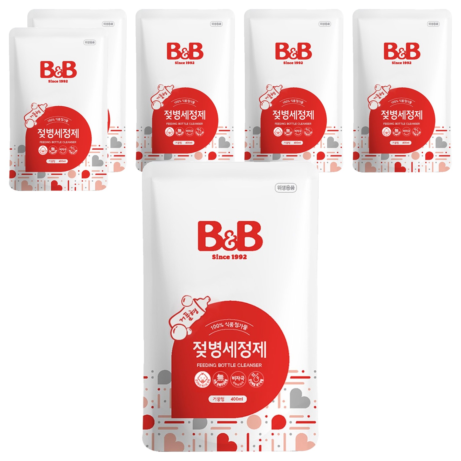 비앤비 젖병세정제 거품형 리필